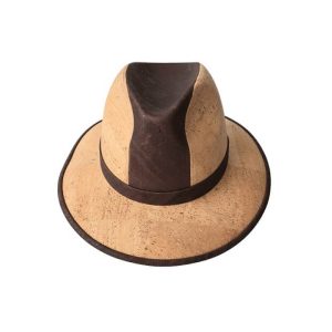 Red Panama Cork Hat with Flat Ribbon