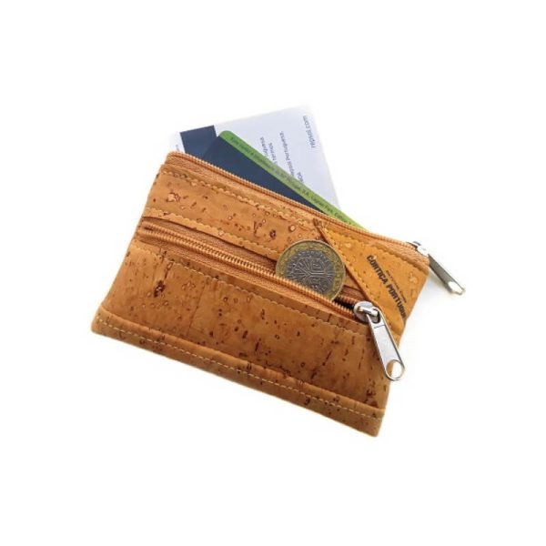 Cork Wallet with 2 Clasps 1