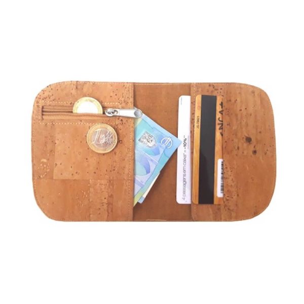 Cork Wallet with Rounded Corners
