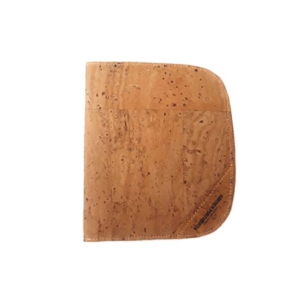 Cork Wallet with Rounded Corners Natural