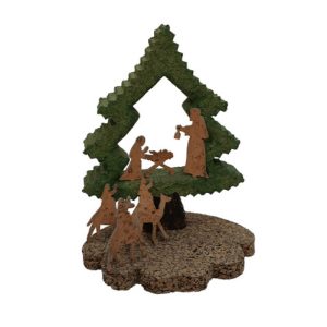 Pine Tree Christmas Crib in Cork