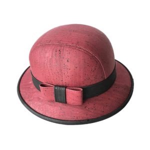 Pink Cork Crochet Hat