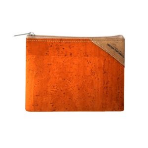 Simple Closure Cork Bag Orange