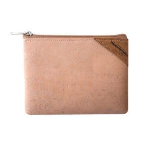 Simple Closure Cork Bag Salmon