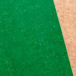 Dark Green Agglomerate Cork Fabric