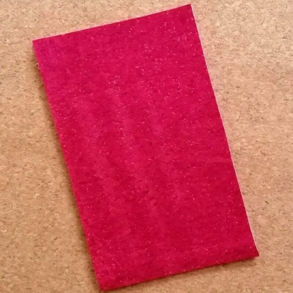 Dark Pink Agglomerate Cork Fabric