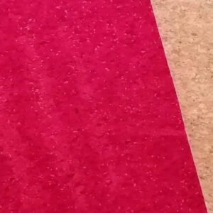 Dark Pink Agglomerate Cork Fabric