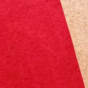 Dark Red Agglomerate Cork Fabric