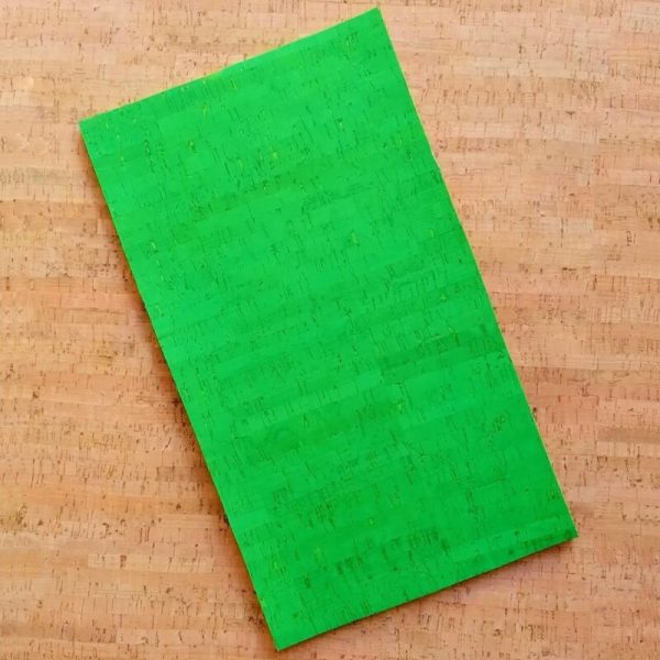 Light Green Rustic Cork Fabric