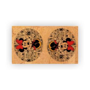 Mosaic Cork Fabric Children x2 Engraving R322