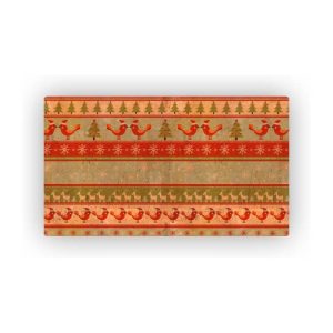 Mosaic Cork Fabric Christmas Engraving R96