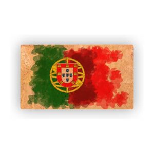 Mosaic Cork Fabric Countries Engraving R187