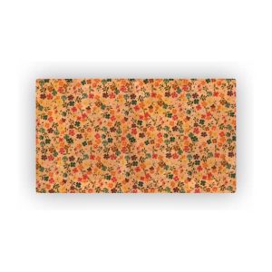 Mosaic Cork Fabric Flowers Engraving R117