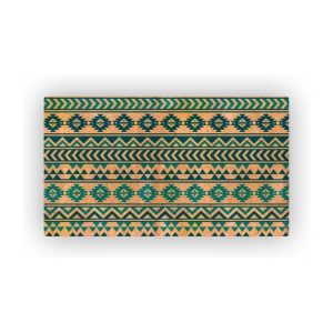 Mosaic Cork Fabric Hindu Engraving R106