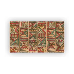 Mosaic Cork Fabric Hindu Engraving R67