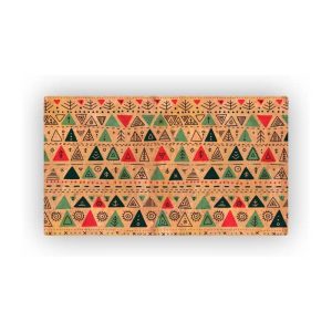 Mosaic Cork Fabric Hindu Engraving R68