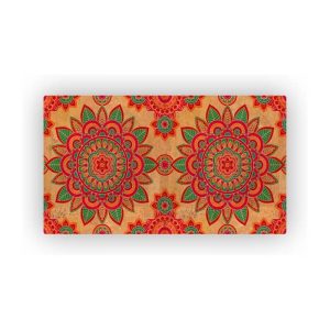 Mosaic Cork Fabric Hindu Engraving R88