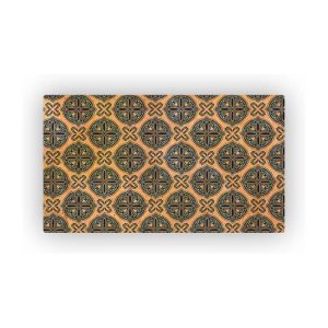 Mosaic Cork Fabric Tiles Engraving R138