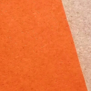 Orange Agglomerate Cork Fabric