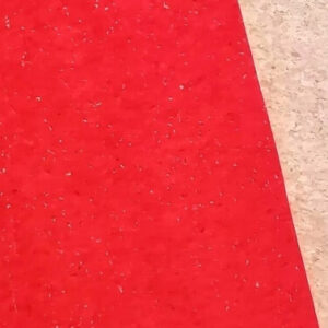 Red Agglomerate Cork Fabric