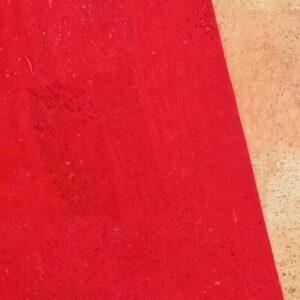 Red Mosaic Cork Fabric
