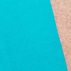 Sea Blue Agglomerate Cork Fabric