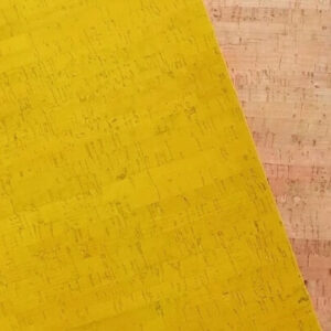 Toasted Yellow Rustic Cork Fabric