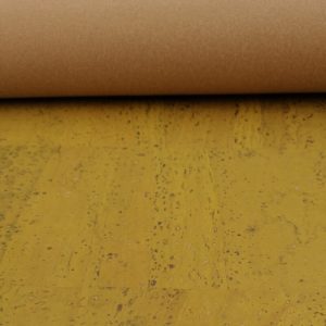 Yellow Mosaic Cork Fabric